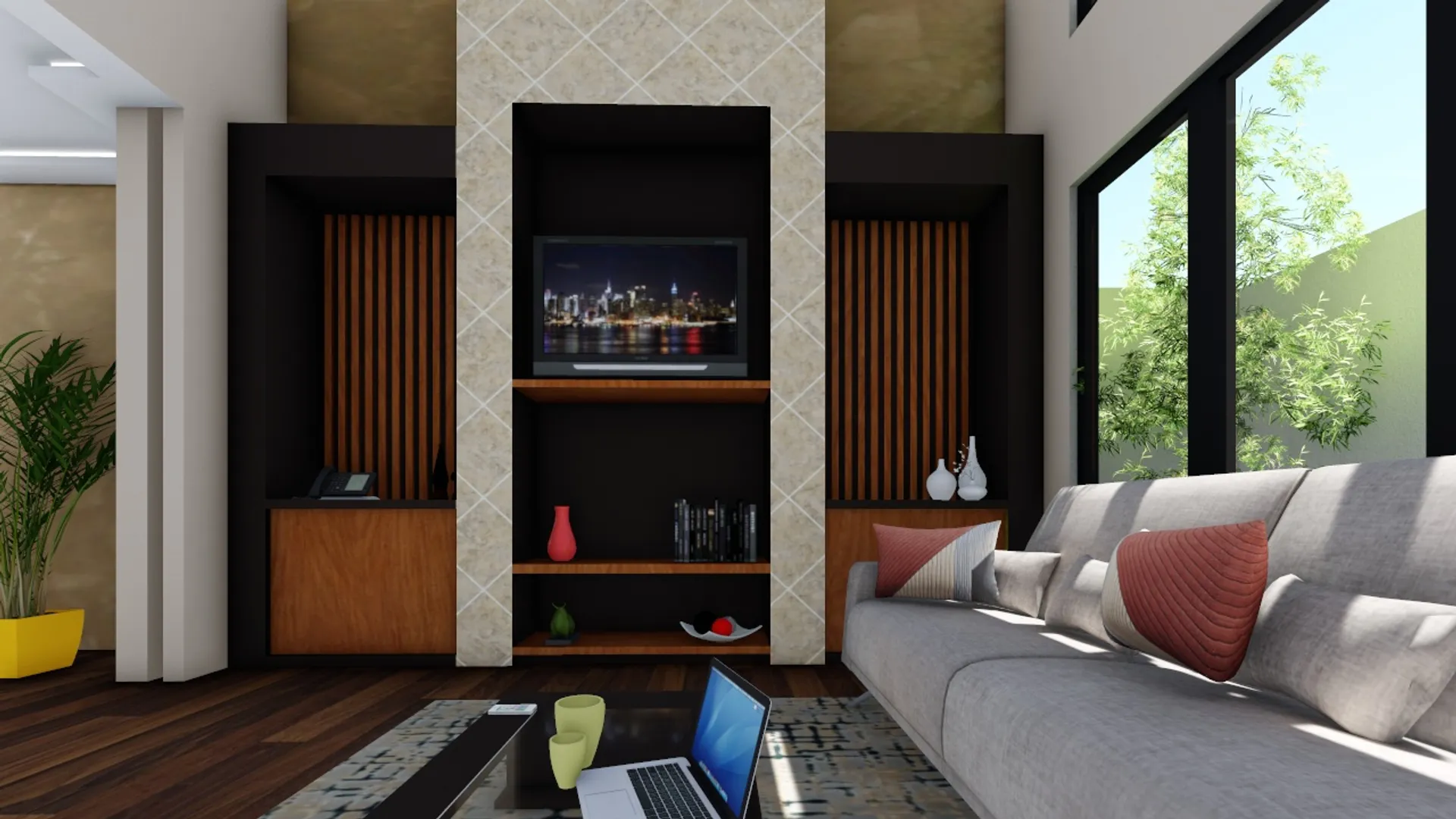 Render interior de casa